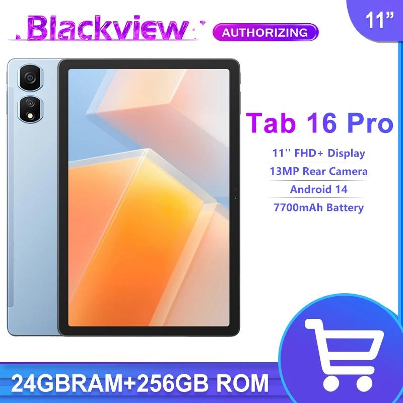 Blackview Tab16 Pro º, 11 ġ FHD + ÷, 24GB(8 + 16) RAM + 256GB ROM, ȵ̵ 14 13MP ĸ ī޶, 7700mAh ͸ º